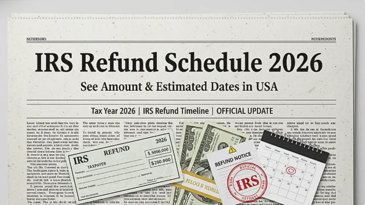 IRS Refund Schedule 2026: Estimated Deposit Dates and How Much You Could Receive