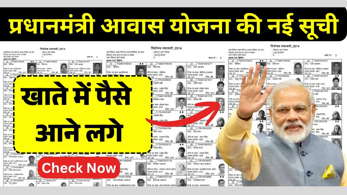 PM Awas Yojana List 2026 Status Check Now